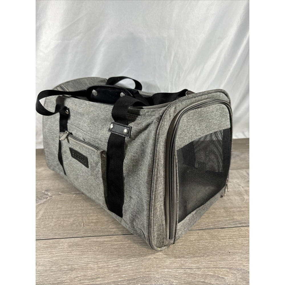 Sherpa Element Pet, Cat, Dog Carrier, Grey, Medium Airline Approved 15x10" Used